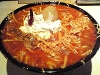 「【10月限定】激辛区濃厚極太町味噌番地+サービス味玉（900円）」@麺喰屋 澤の写真