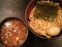 「つけそば並盛+味玉」@BASSO ドリルマンの写真