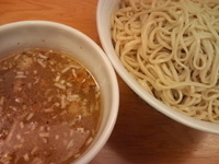 「塩つけめん+大盛り（800円+150円）」@塩専門 ひるがお 東京駅店の写真