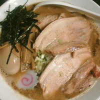 「特製らーめん（麺カタメ）¥1,050」@麺家 かもん 棟高店の写真
