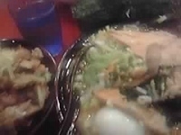 「チャーシュー麺+ライス+まぶし+ネギ増し+くずれ玉子」@家系総本山 ラーメン吉村家の写真