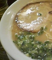 「ねぎラーメン+替え玉」@博多ラーメン 不知火の写真