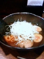 「けや木ラーメン（小）+白髪ネギ」@らーめん工房 けや木の写真