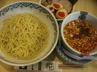 「からいつけそば（あつもり）+煮玉子」@中華そば 多賀野の写真