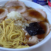 「バラチャーシュー特大（麺硬め）」@みんみんラーメンの写真