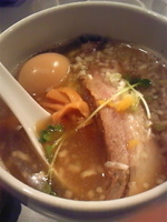 「煮干そば 700円+味玉100円」@つけめん102 川口店の写真