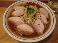 「中華そば（大盛）+チャーシュー」@西尾中華そばの写真