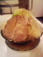 「野菜ラーメン大盛り+玉子」@麺屋 一心の写真