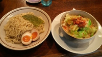 「野菜つけ麺・ゴマこく（中盛）+味玉」@てんげんの写真