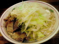 「ミニラーメン（ニンニク）」@ラーメン二郎 新小金井街道店の写真