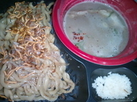 「ジャンクガレッジ まぜつけめん（800円）」@大つけ麺博 2009の写真