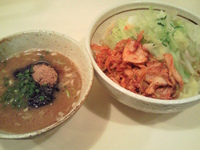 「キムチつけ麺+野菜増し」@つけめん 幸屋の写真