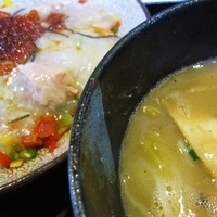 「北海つけ麺【11月限定】+マイ箸味玉 780円」@麺屋 青山 本店の写真