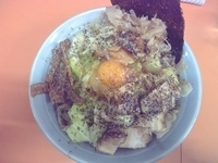 「まぜそば 中盛」@麺道 奉天の写真