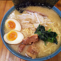 「黒福 900円 麺大盛 100円」@豚骨醤油らーめん 福気の写真