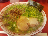 「ねぎらーめん 750円 + 替え玉 100円」@博多長浜らーめん もりやの写真