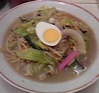 「チャンポン（520円）」@名代ラーメン亭 博多駅地下街店の写真