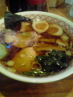 「手打ち中華+味玉」@手打中華 とらや 分店の写真