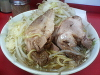 「小ラーメン（ニンニク、野菜）」@ラーメン二郎 小岩店の写真