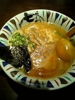 「味玉ラーメン」@七志 とんこつ編 上野店の写真