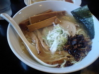 「揚げねぎらーめん塩」@麺堂 稲葉の写真