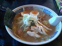 「地鶏そば」@支那そば 阿波家の写真