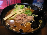 「濃厚黒味噌ら～めん（￥700）」@らーめんバザールの写真