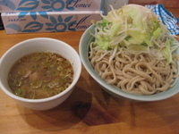 「つけ麺[大盛]（野菜+にんにく）」@えぼし麺 菜良の写真