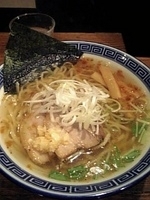 「えび塩+ライス（無料）」@らぁめん大山 神田店の写真