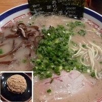 「ラーメン+赤オニ」@博多長浜らーめん 田中商店の写真