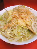 「ラーメン小ニンニクアブラ（650円）」@ラーメン二郎 ひばりヶ丘駅前店の写真