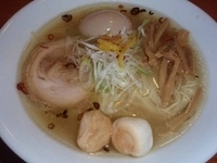 「のどぐろ塩らぁ麺（730円）（9月末までの限定）、味玉（100円」@麺や 来味の写真