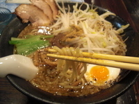 「魚介ガッツリラーメン850円」@支那そば きび 桃太郎外伝の写真