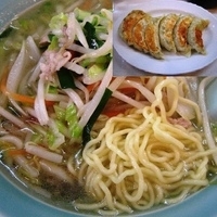 「タンメン + 餃子 480円+290円」@千成亭の写真