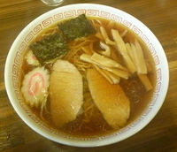 「ラーメン（550円）」@三角屋の写真