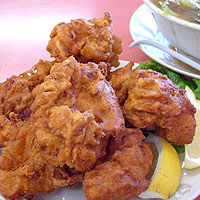 「広東麺+唐揚単品」@中華料理 大進亭の写真