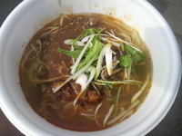 「三崎まぐろラーメン タンタンメン（500円）」@行田市B級グルメ大会の写真