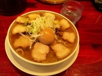 「肉そば+味たまご」@田中そば店の写真