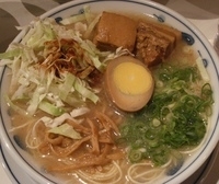 「角煮らあめん、ライス」@らあめん英 本店の写真