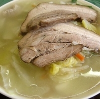 「タンメン￥700+チャーシュー2枚￥60×2-￥20（おまけ）」@風来軒の写真