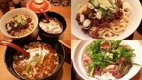 「肉つけ麺300g+味玉+今月のご飯=豚ジン（ジャー）飯」@麺匠 喜楽々の写真