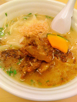 「太ラーメン（太宣言650円）+軟骨チャーシュー増し（250円）」@太麺堂の写真