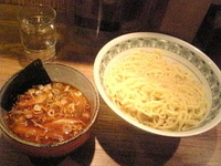 「辛味つけ麺 中盛り 720円」@つけ麺屋 やすべえ 赤坂店の写真