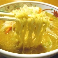 「みそラーメン（太麺）」@ラーメン永華の写真