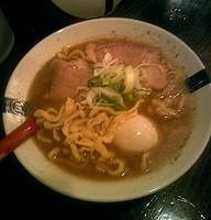 「特級煮干そば（太麺）+味玉」@特級煮干そば 凪 西新宿店の写真