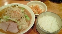 「味噌濃菜麺+辛辛ネギ+ごはん小」@濃菜麺 井の庄の写真