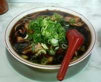 「中華そば（並）+焼きめし」@新福菜館 本店の写真