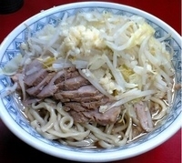 「大ラーメン豚入り:700円」@ラーメン二郎 目黒店の写真