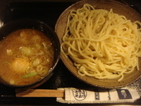 「味玉つけめん（大盛り）」@三ツ矢堂製麺 武蔵小山店の写真