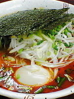 「ドラゴンラーメン（上級、￥700）+海苔と半熟玉子（￥150）」@らーめん ドラごんちの写真